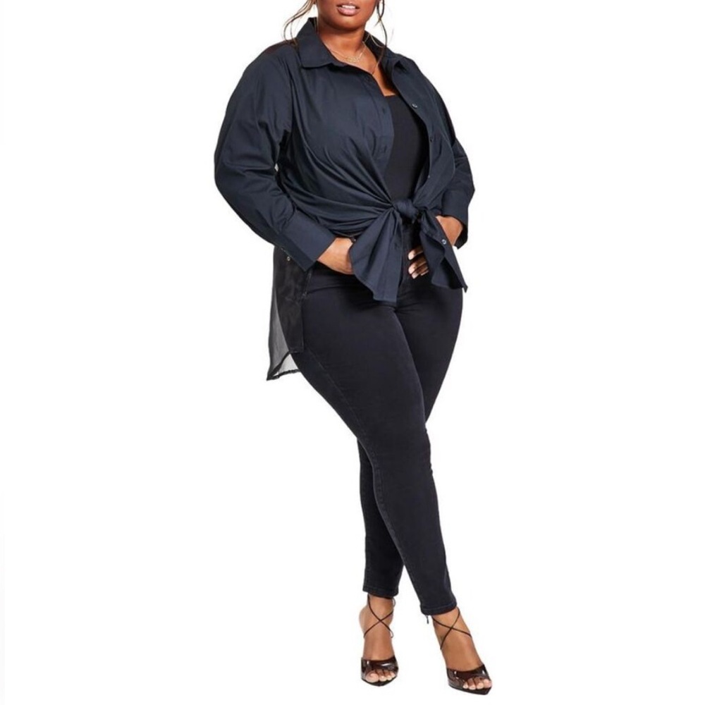 Nina Parker 4x Black Women's Top